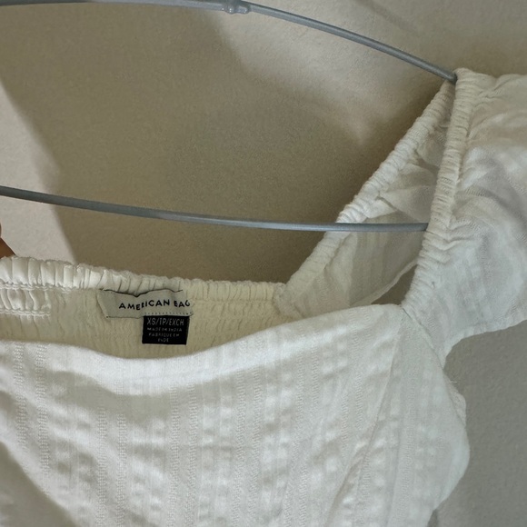 American Eagle Flutter Sleeve linen romper - Picture 3 of 3